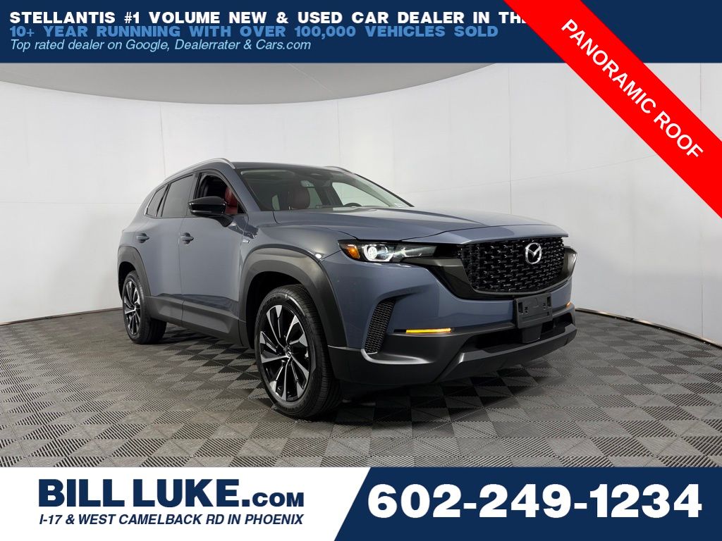 Polymetal Gray Metallic 2025 Mazda CX-50 Hybrid Premium Plus AWD SUV / Crossover All-Wheel Drive Continuously Variable Transmission