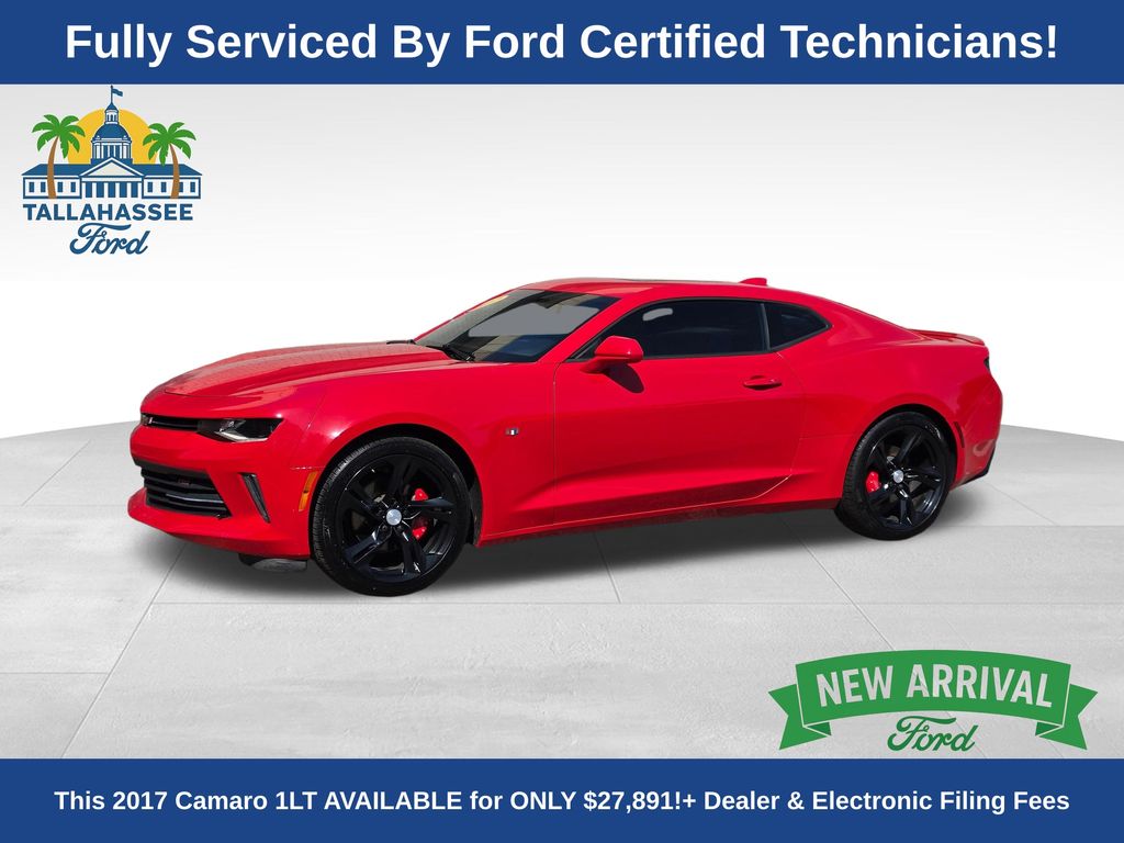 Red Hot 2017 Chevrolet Camaro 1LT Coupe RWD Coupe Rear-Wheel Drive 8-Speed Automatic