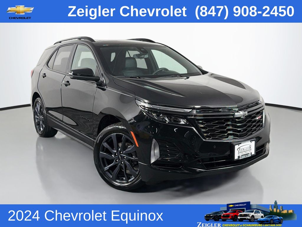 Mosaic Black Metallic 2024 Chevrolet Equinox SUV / Crossover Four-Wheel Drive 6-Speed Automatic Overdrive