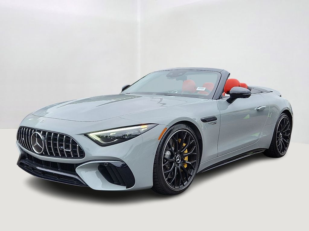 MANUFAKTUR Alpine Gray 2022 Mercedes-Benz SL-Class Convertible All-Wheel Drive 9-Speed Automatic