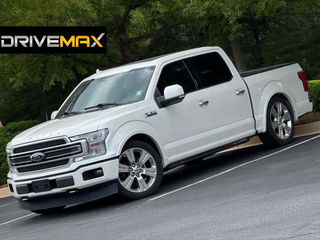 White Platinum Clearcoat Metallic 2018 Ford F-150 Pickup Truck Four-Wheel Drive Automatic