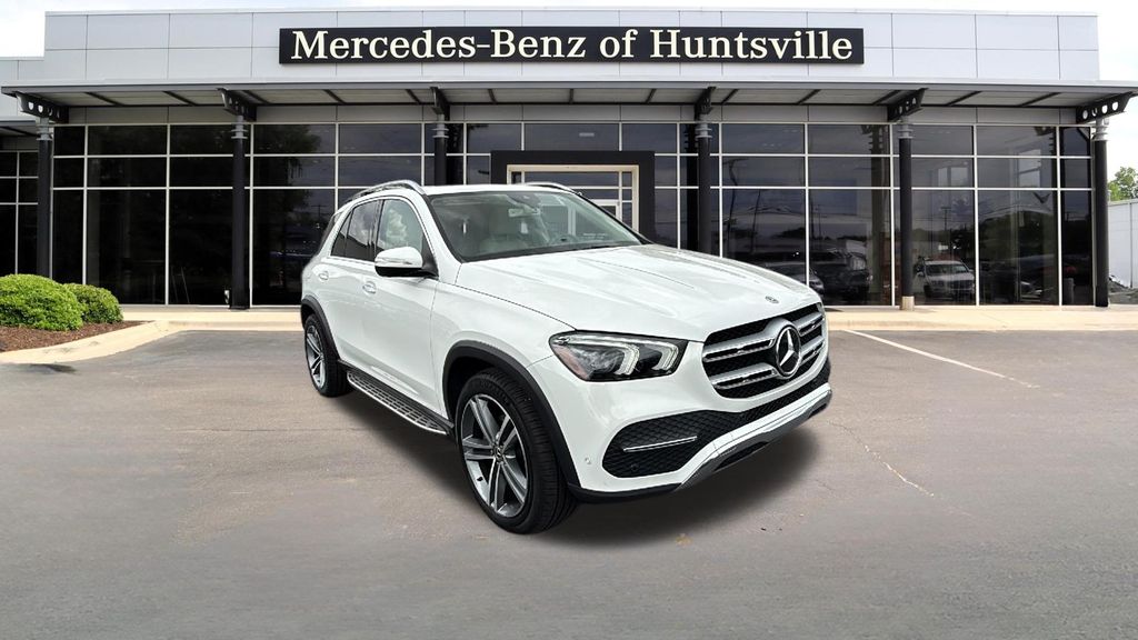 Polar White 2020 Mercedes-Benz GLE 350 RWD SUV / Crossover Rear-Wheel Drive 9-Speed Automatic