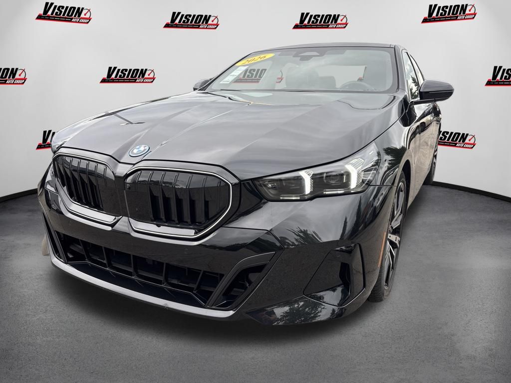 Black Sapphire Metallic 2026 BMW 5 Series Sedan All-Wheel Drive 8-Speed Automatic