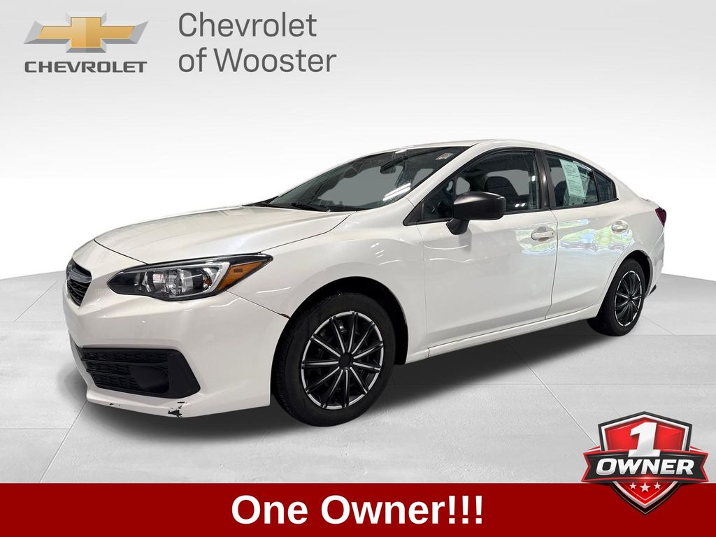 Crystal White Pearl 2022 Subaru Impreza Sedan All-Wheel Drive Continuously Variable Transmission