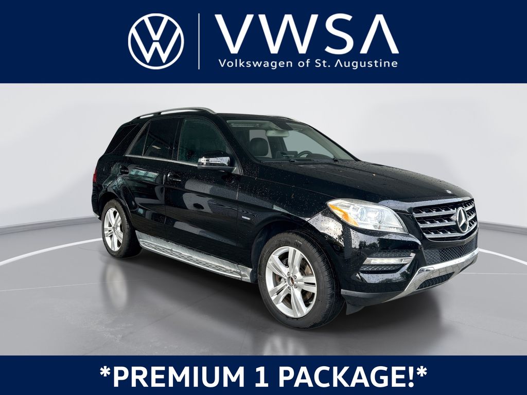 Black 2012 Mercedes-Benz M-Class ML 350 4MATIC SUV / Crossover All-Wheel Drive 7-Speed Automatic