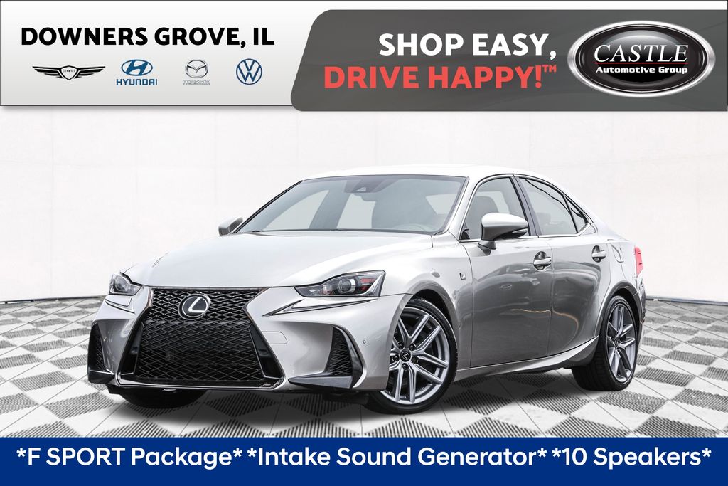 Silver 2020 Lexus IS Sedan All-Wheel Drive 6-Speed Automatic