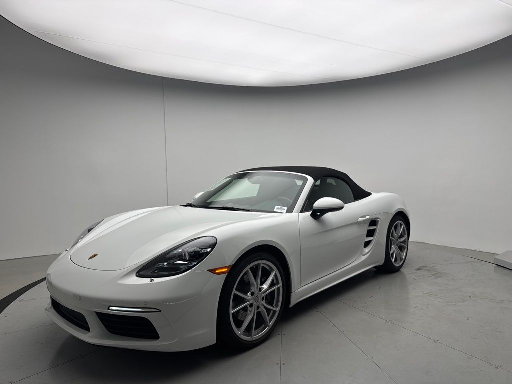 White 2025 Porsche 718 Boxster Convertible 7-Speed Automatic