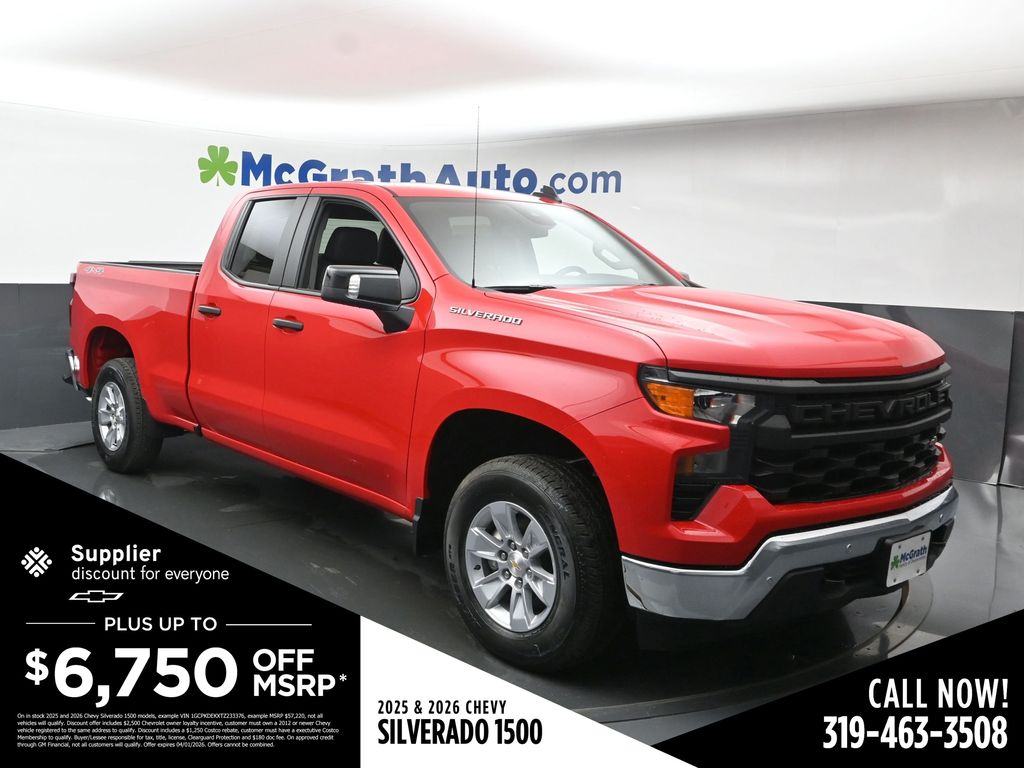 2025 Chevrolet Silverado 1500 Work Truck Double Cab 4WD