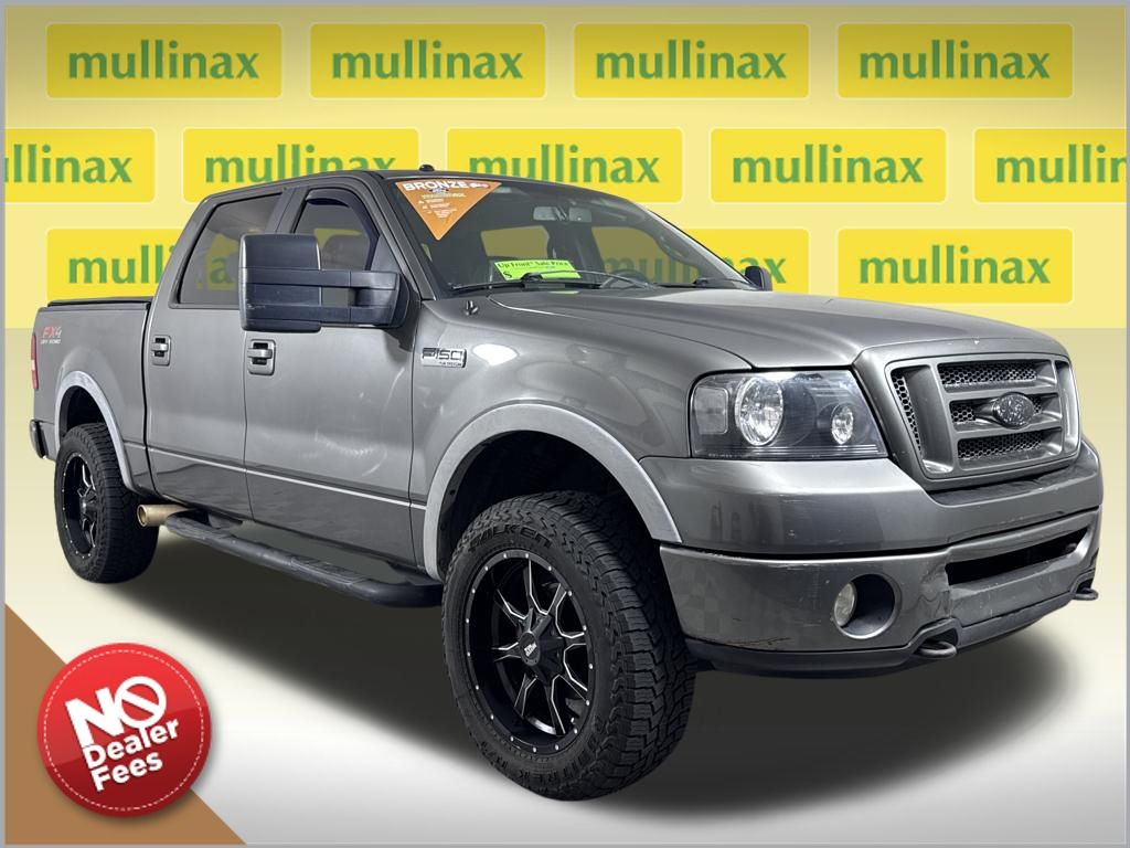 Dark Shadow Gray Clearcoat Metallic 2008 Ford F-150 FX4 SuperCrew SB Pickup Truck Four-Wheel Drive 4-Speed Automatic Overdrive