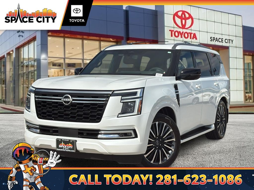 Everest White Pearl Tricoat 2025 Nissan Armada Platinum Reserve RWD SUV / Crossover 4X2 9-Speed Automatic