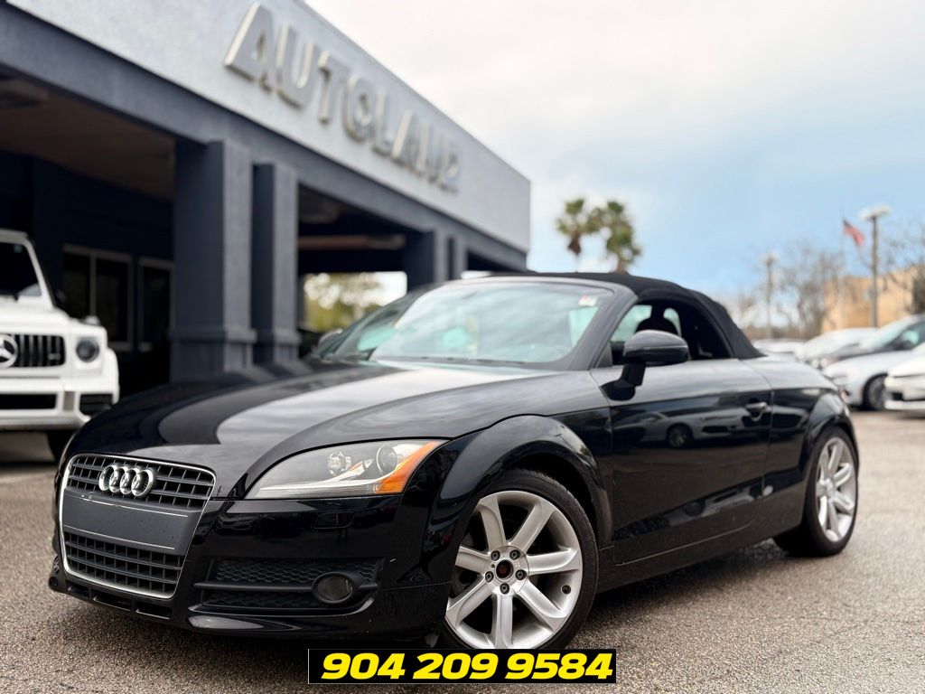Brilliant Black/Black Roof 2008 Audi TT 2.0T Roadster FWD Convertible Front-Wheel Drive 6-Speed Automatic