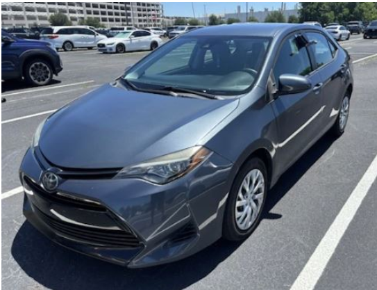 Gray 2019 Toyota Corolla Sedan Front-Wheel Drive Continuously Variable Transmission