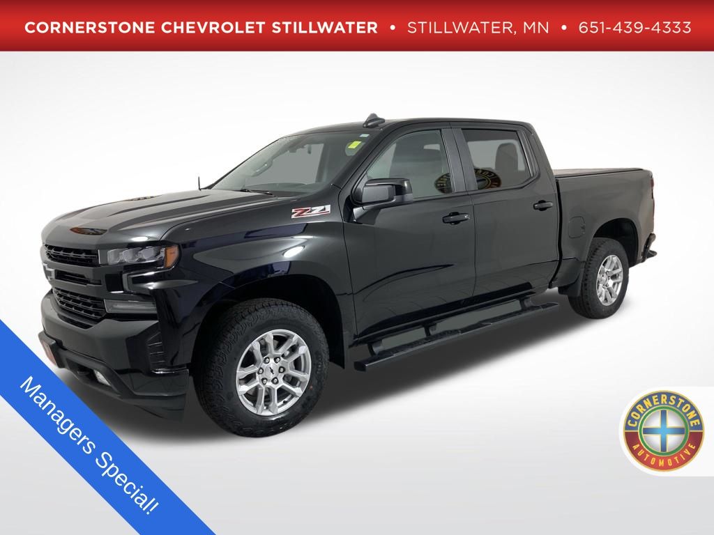 Black 2022 Chevrolet Silverado 1500 Pickup Truck Four-Wheel Drive 8-Speed Automatic