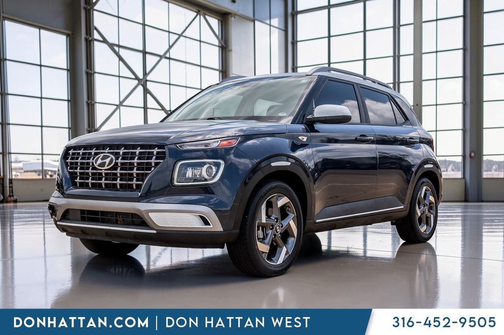 Denim w/White Roof 2022 Hyundai Venue SUV / Crossover Front-Wheel Drive Continuously Variable Transmission