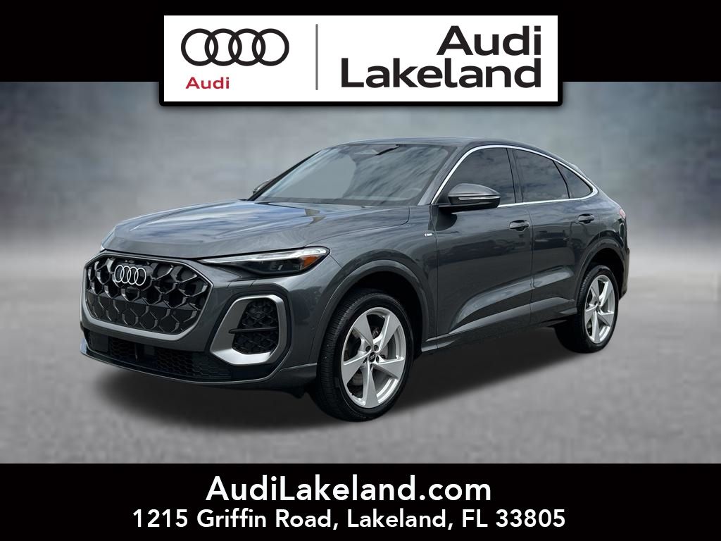 Daytona Gray Pearl 2025 Audi Q5 Sportback quattro Premium Plus S Line 45 TFSI Sedan All-Wheel Drive 7-Speed Automatic