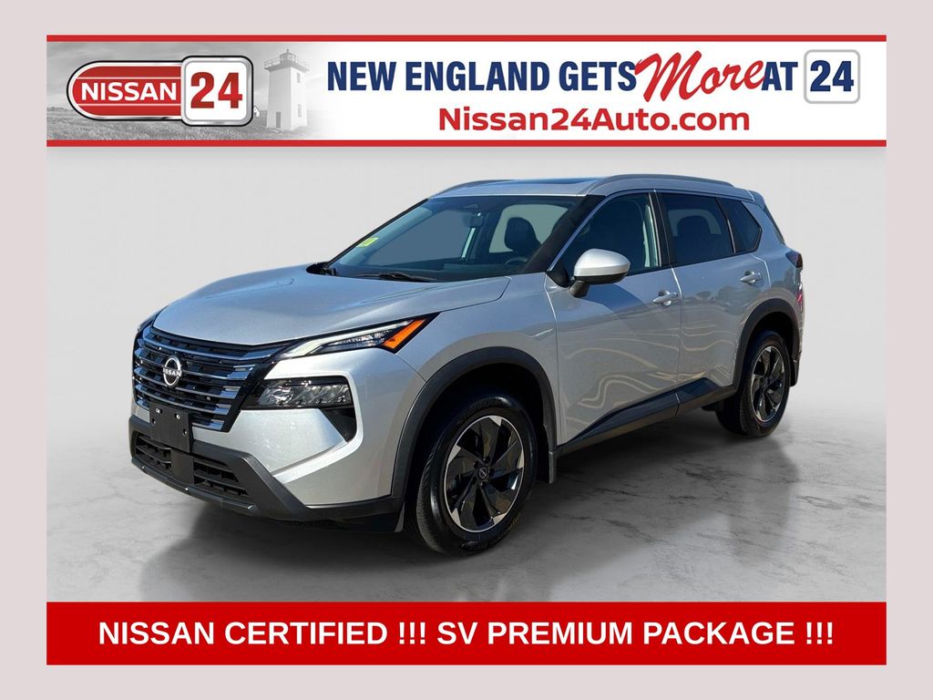 Brilliant Silver Metallic 2024 Nissan Rogue SUV / Crossover All-Wheel Drive Continuously Variable Transmission
