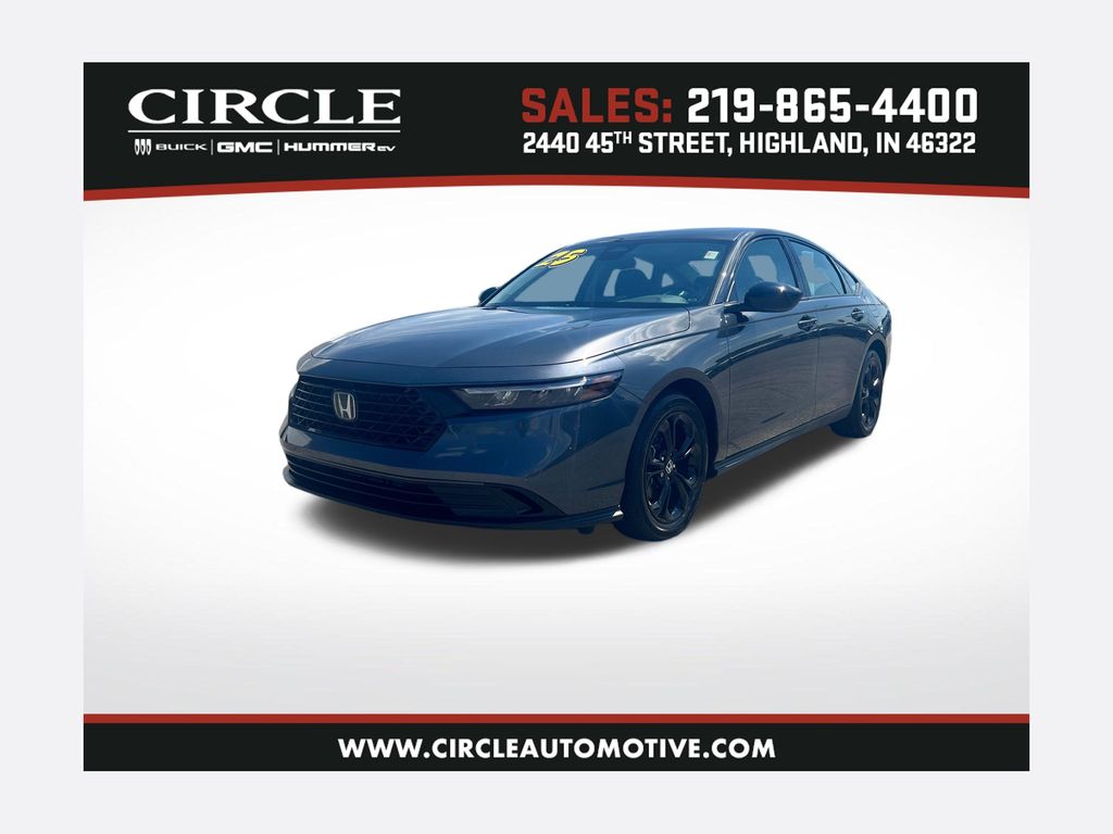 Gray 2025 Honda Accord Sedan Front-Wheel Drive Continuously Variable Transmission