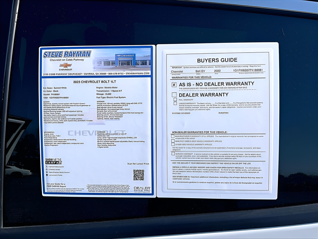 Used 2023 Chevrolet Bolt EV 1LT 4D Wagon