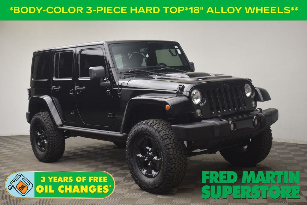 used 2015 Jeep Wrangler car, priced at $16,200