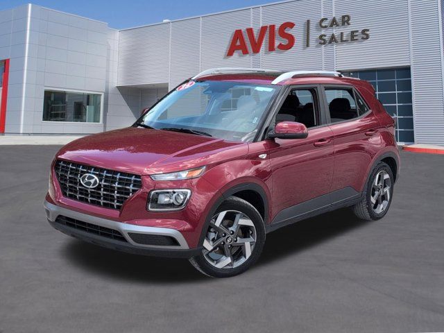 Red 2025 Hyundai Venue SEL FWD SUV / Crossover Front-Wheel Drive Continuously Variable Transmission
