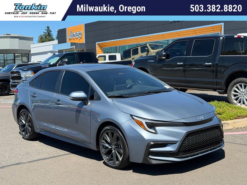 Celestite 2025 Toyota Corolla Sedan Front-Wheel Drive Continuously Variable Transmission
