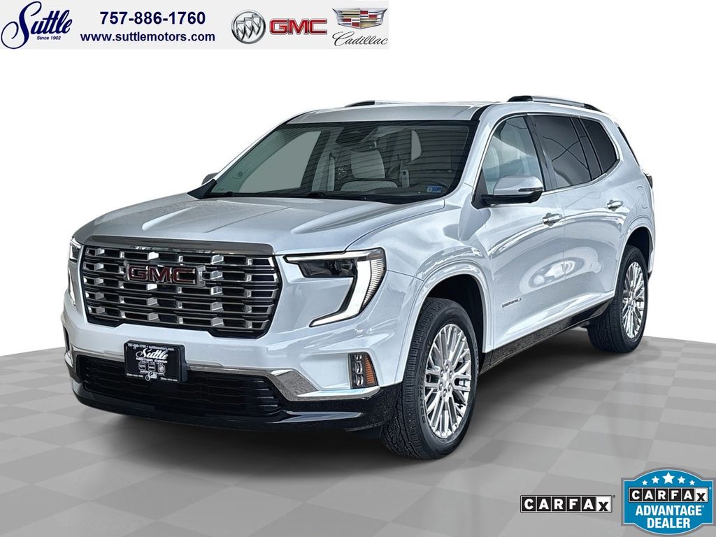 Summit White 2024 GMC Acadia SUV / Crossover Four-Wheel Drive 8-Speed Automatic