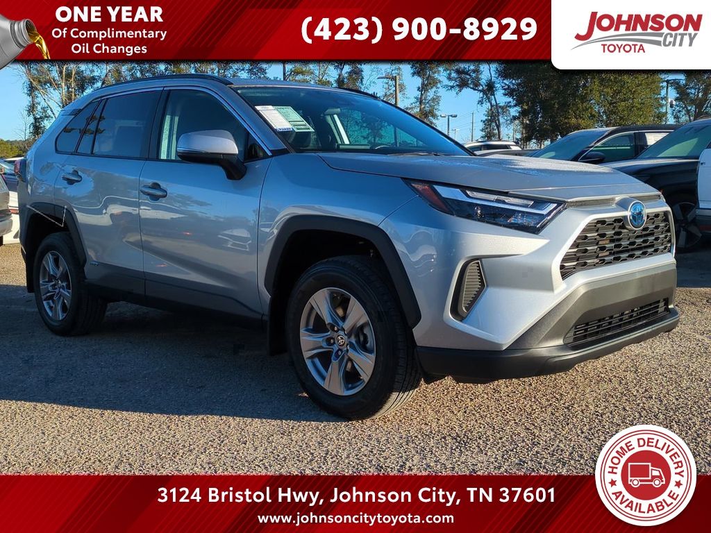 Silver Sky Metallic 2024 Toyota RAV4 Hybrid XLE AWD SUV / Crossover All-Wheel Drive Continuously Variable Transmission