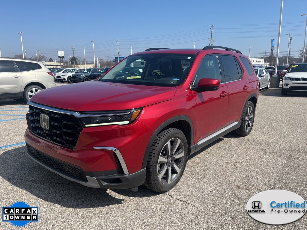 Radiant Red Metallic II 2023 Honda Pilot Touring AWD SUV / Crossover All-Wheel Drive Automatic