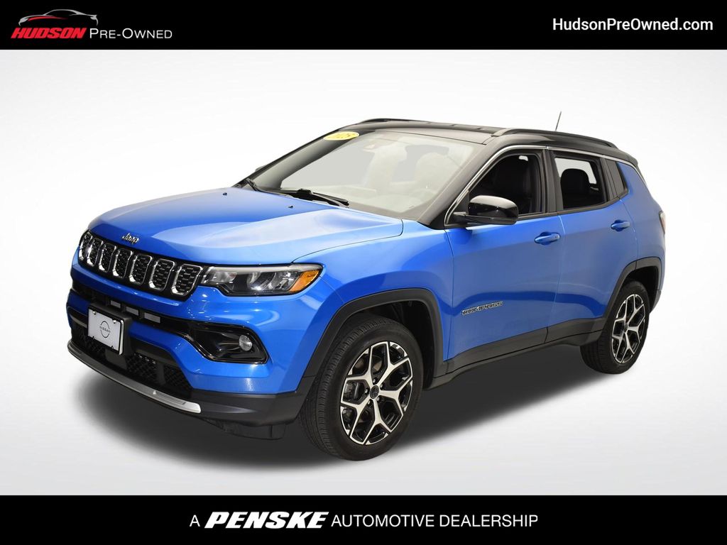 Blue Pearl 2025 Jeep Compass SUV / Crossover Four-Wheel Drive 8-Speed Automatic