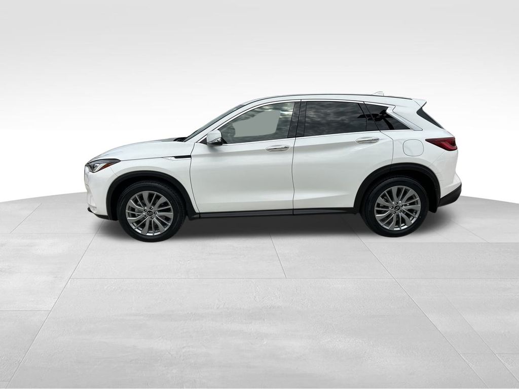 2023 Lunar White INFINITI QX50 PURE FWD SUV