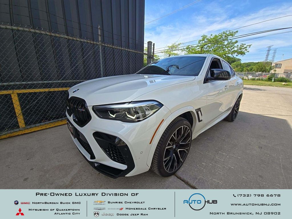 Alpine White 2021 BMW X6 M AWD SUV / Crossover All-Wheel Drive 8-Speed Automatic