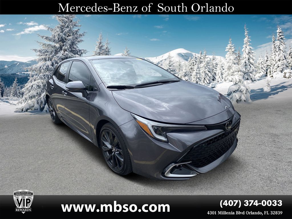Magnetic Gray Metallic 2024 Toyota Corolla Hatchback XSE FWD Hatchback Front-Wheel Drive Continuously Variable Transmission