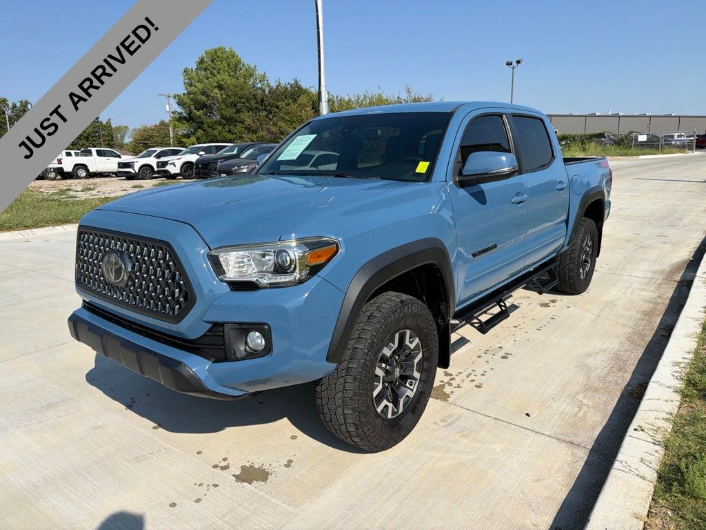 Cavalry Blue 2019 Toyota Tacoma Pickup Truck Four-Wheel Drive 6-Speed Automatic