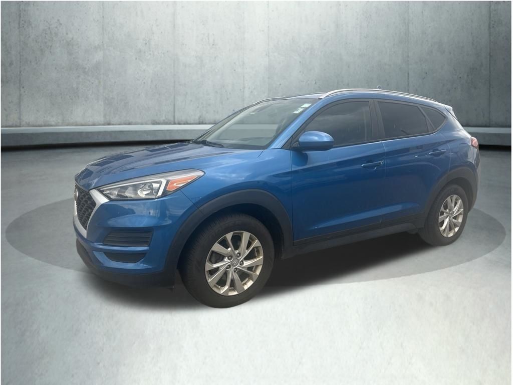 Teal (Aqua Blue) 2020 Hyundai Tucson SUV / Crossover All-Wheel Drive 6-Speed Automatic