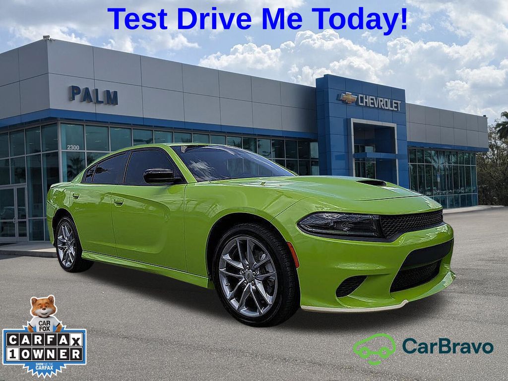 Green (Sublime Metallic Clearcoat) 2023 Dodge Charger Sedan All-Wheel Drive 8-Speed Automatic