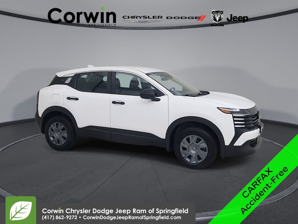 White (Fresh Powder) 2025 Nissan Kicks SUV / Crossover All-Wheel Drive Continuously Variable Transmission