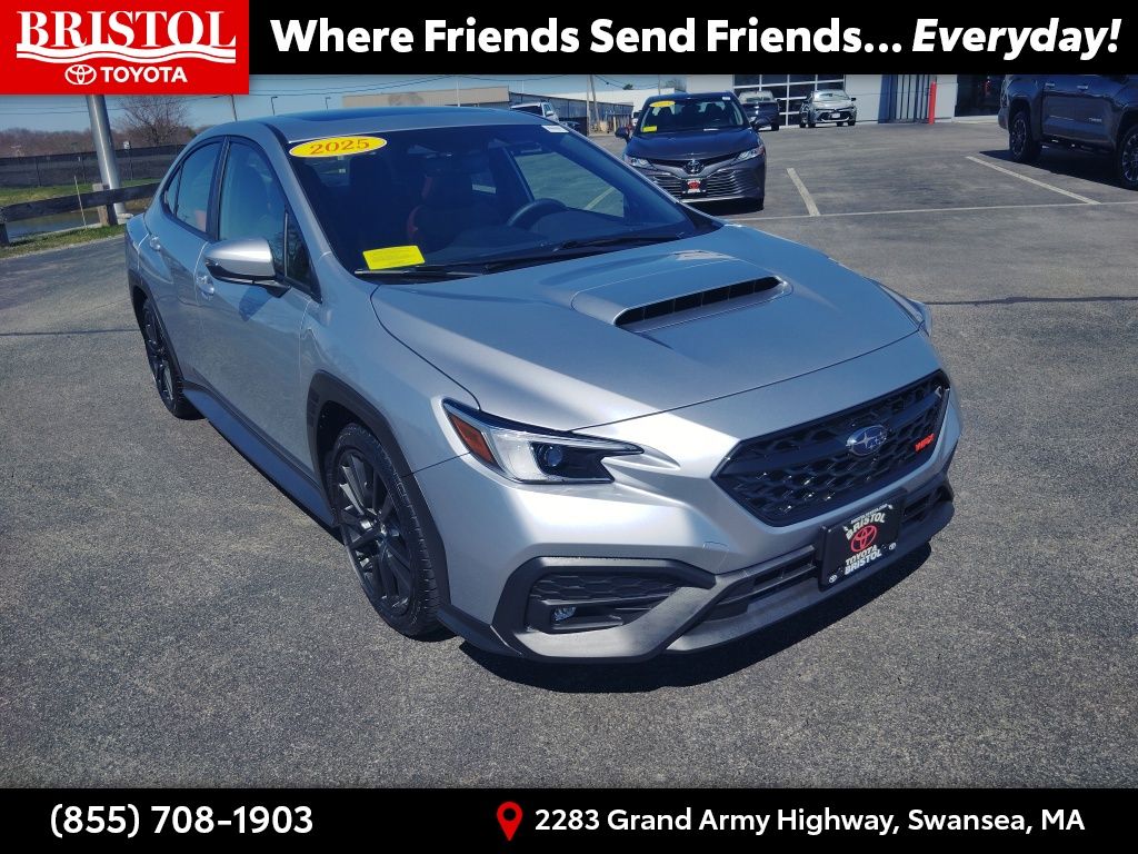 Ice Silver Metallic 2025 Subaru WRX Limited AWD Sedan All-Wheel Drive 6-Speed Manual
