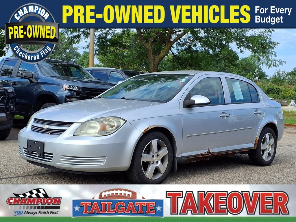 Silver Ice Metallic 2010 Chevrolet Cobalt Sedan Front-Wheel Drive 4-Speed Automatic Overdrive