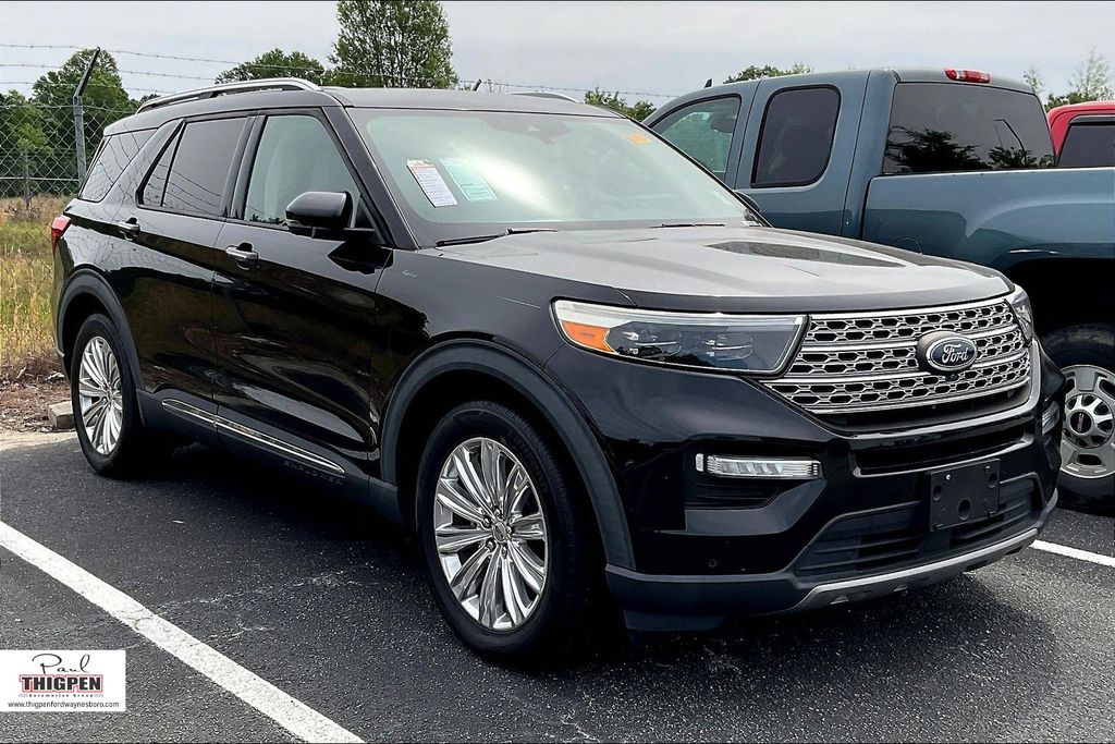 Black 2020 Ford Explorer Limited RWD SUV / Crossover Rear-Wheel Drive Automatic