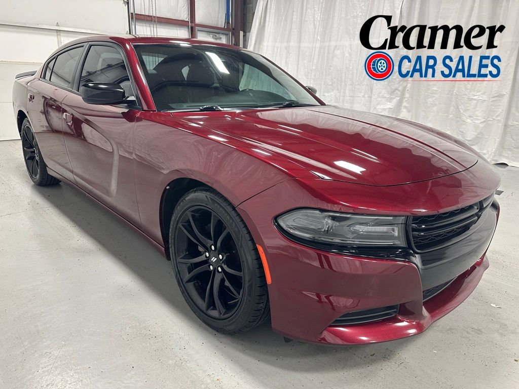 Octane Red Pearlcoat 2018 Dodge Charger SXT Plus RWD Sedan Rear-Wheel Drive 8-Speed Automatic