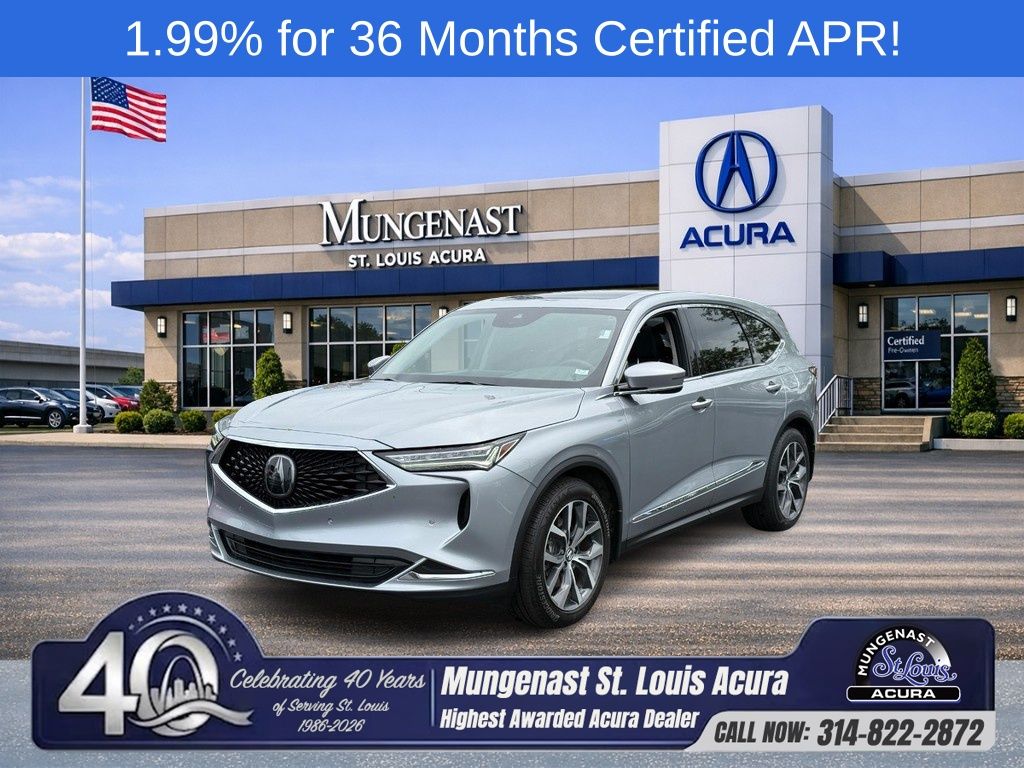 Lunar Silver Metallic 2023 Acura MDX SH-AWD with Technology Package SUV / Crossover All-Wheel Drive Automatic