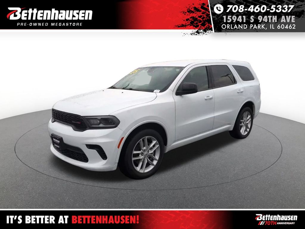 White Knuckle Clearcoat 2025 Dodge Durango GT AWD SUV / Crossover All-Wheel Drive 8-Speed Automatic