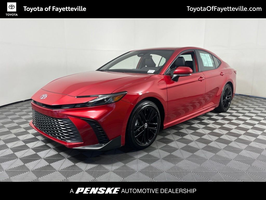 Supersonic Red 2025 Toyota Camry Sedan Front-Wheel Drive Continuously Variable Transmission