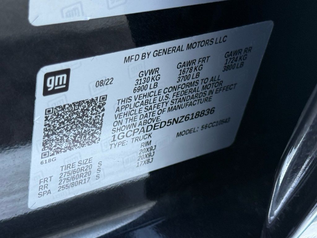 Used 2022 Gray Chevrolet RST image 70