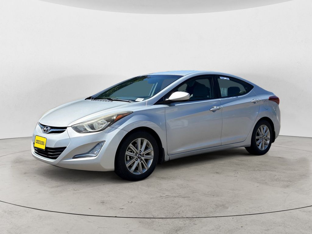 Silver 2015 Hyundai Elantra Sedan Front-Wheel Drive 6-Speed Automatic