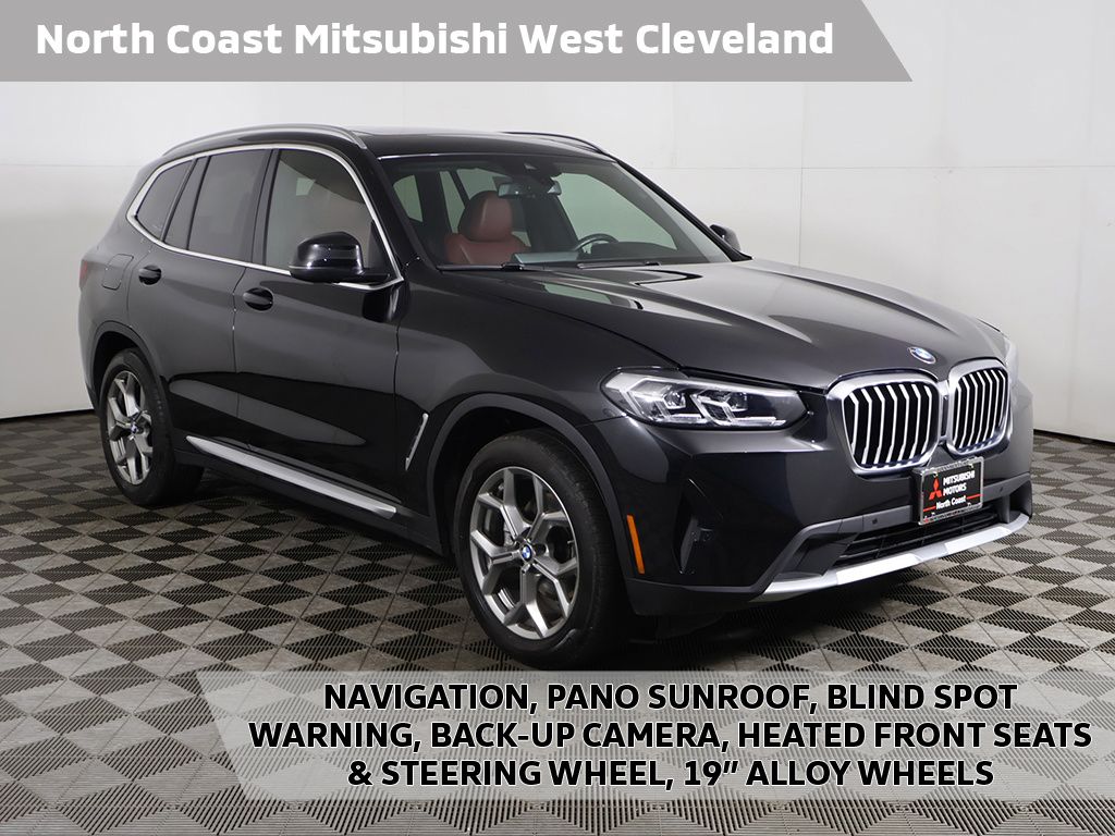 Black Sapphire Metallic 2022 BMW X3 xDrive30i AWD SUV / Crossover All-Wheel Drive 8-Speed Automatic