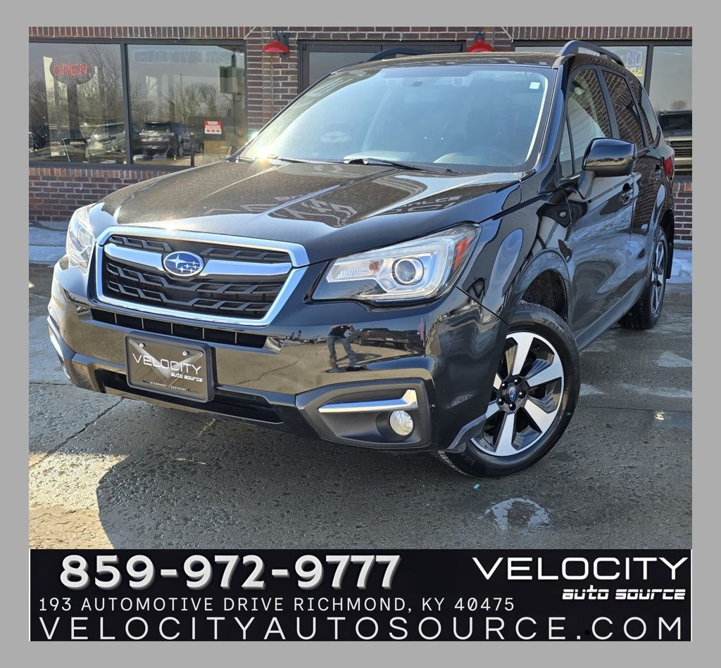 Crystal Black Silica 2018 Subaru Forester 2.5i Limited SUV / Crossover All-Wheel Drive Continuously Variable Transmission