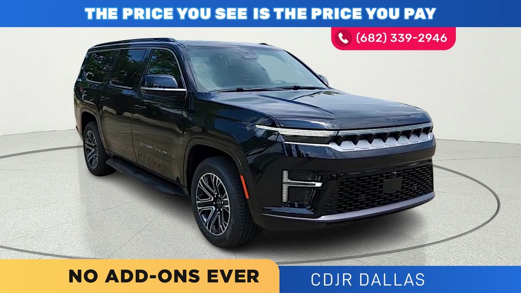 High Gloss Black 2026 Jeep Grand Wagoneer L SUV / Crossover Four-Wheel Drive 8-Speed Automatic