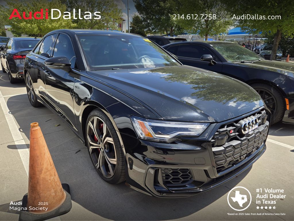 Mythos Black Metallic 2025 Audi S6 Sedan All-Wheel Drive 8-Speed Automatic