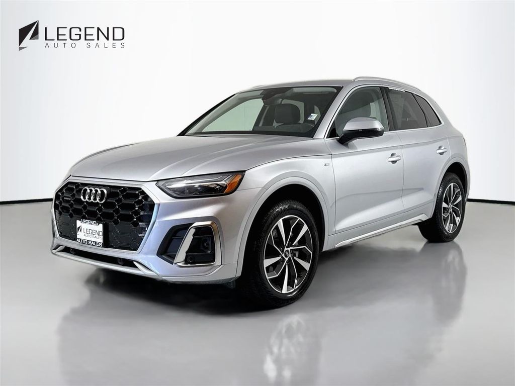 Silver Metallic 2023 Audi Q5 SUV / Crossover All-Wheel Drive 7-Speed Automatic